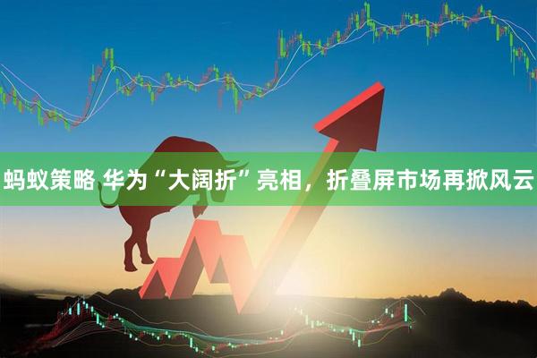 蚂蚁策略 华为“大阔折”亮相，折叠屏市场再掀风云